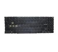 Español SP Teclado retroiluminado monocromático Blanco para portátil para MSI Sword 15 A13V A13VE A13VF A13VG Negro Sin Marco Nuevo