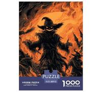 espantapájaros 1000 Piezas Rompecabezas Juego De Familia Creativo Puzzles Desafío De Color para Regalos De Viaje, Presente 52x38cm/1000pcs