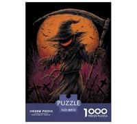 espantapájaros 1000 Piezas Rompecabezas Juego De Familia Creativo Puzzles Juego De Desafío Único para Regalos De Viaje, Presente 52x38cm/1000pcs