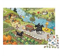 Espantapájaros Chase Puzzle De Madera Impermeable DIY Puzzles De 1000 Piezas Regalos para Adultos Imposible Rompecabezas Juegos Educativos
