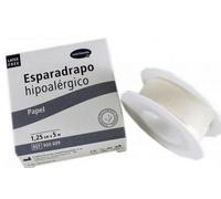 Esparadrapo Hipoalérgico Hartmann Papel 5 m x 1, 25 cm - Botiquín, Heridas, Vendaje