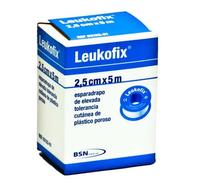 Esparadrapo Leukofix 2,5 cm x 5 m - Fijación Rápida y Transparente, Hipoalergénica
