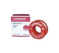 Esparadrapo Leukoplast Blanco 2,5 cm X 5 m - Resistente para Fijar Gasas y Vendajes