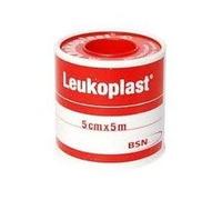 Esparadrapo Leukoplast Blanco 5 cm X 5 m - Resistente para Fijar Gasas y Vendajes