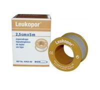 Esparadrapo Leukopor 2,5 cm x 5 m - Fijación de Vendaje Para Pieles Sensibles