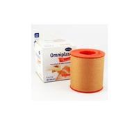 Esparadrapo Omniplast Rosa 10 m x 10 cm - Adhesivo Sintético Hipoalergénico de Gran Resistencia Repelente al Agua