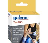 Esparadrapo Tela PRO Color Piel 5 m x 5 cm | Extra Resistente y Alta Adherencia | Inmovilización y Fijación Segura | Vendaje Funcional y Deportivo