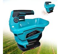 Esparcidor de abono para batería Makita de 18 V, portátil con 6 niveles de control de velocidad, 3,7 l, esparcidor de semillas con ajuste de ángulo de 8 niveles, hasta 800 m² (sin batería)