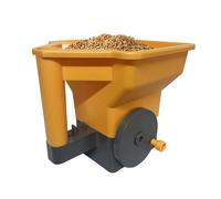 Esparcidor de Abono para Césped - Sembradora Manual de Manivela con Regulación Ajustable - esparcidor manual de fertilizante · para Jardín Patio Nieve Invierno de Acceso ATV Agricultura Finca Uso,para