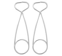 Esparcidor de boca de pescado, paquete de 2 esparcidores de boca de pescado de acero inoxidable para botellas de agua, gancho para colgar en exteriores, camping, supervivencia, hervidor de agua