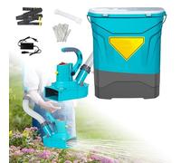 Esparcidor de fertilizante eléctrico inalámbrico, capacidad de 25 kg, ancho de dispersión ajustable, caudal variable para el cuidado del césped, semillas, piensos y fertilizantes