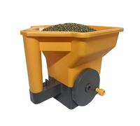 Esparcidor De Fertilizante Para Césped - Sembradora De Manivela Manual Portátil De 22,5 * 21 * 24 Cm | Herramienta Para Jardín Y Césped | Eficiente Para Uso En Jardines, Patios, Agrícolas Y Residencia