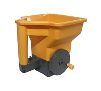 Esparcidor De Fertilizante Para Césped: Sembradora Manual Pequeña Con Manivela, Esparcidor De Jardín Para Césped, Distribución De Semillas Ajustable | Para Patio, Entrada, Nieve, Invierno, ATV, Agricu