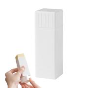 Esparcidor de mantequilla, soporte para barra de mantequilla de polipropileno blanco, soporte para mantequillas de mazorca de maíz, utensilios de cocina verticales para sartenes, gofres, pan, queso