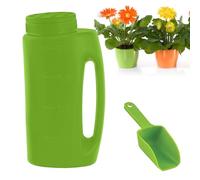 Esparcidor de sal de fertilizante - Esparcidor portátil para césped y jardín con 2 litros de capacidad, eficiente y portátil, amplia gama de aplicaciones, herramienta de difusión multiusos para tierra