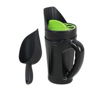 Esparcidor de sal | Tamaño de apertura ajustable y dispensador de choque 2,5 l, sal de nieve, coctelera de tamaño múltiple para jardín, hielo y