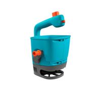 Esparciador de mano M , Esparcidores de gravilla turquesa/Negro, 431-20, 1,8 L, 4 m, Azul, Gris, Naranja