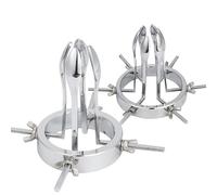 Esparcidor vaginal Dilatador anal Juguetes sexuales anales Espéculo de metal Dilatación anal vaginal Expansor anal hecho de tapón anal de metal para mujeres Juguetes(6pieces)