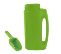 Esparcidores de jardín para césped - Fertilizante portátil, esparcidor de sal de difusión de botellas, dispensador de material granular, aplicador de deshielo de invierno, derretimiento de hielo