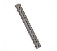 Espárrago roscado de doble extremo, Paso de tornillo M6 M8 Rosca métrica Perno roscado izquierdo y derecho Varilla roscada de doble extremo Paso 1 mm 1,25 mm Pernos sin cabeza Tuerca del eje(190mm,M8)