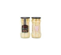 Espárragos Blancos Extra 5 Frutos D.O. Navarra - Acequia | Calidad Gourmet en Cristal 580 ml | Espárragos gruesos, tiernos y sabrosos con Denominación de Origen Navarra, (12 Tarros).