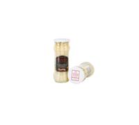 Espárragos Blancos Extra 9/12 Frutos D.O. Navarra Acequia | Sabor auténtico navarro en Cristal 370 ml | Tiernos, sabrosos y perfectos para entrantes o recetas gourmet, (6 Tarros).