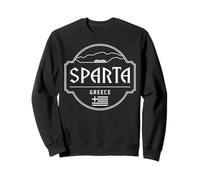 Esparta Grecia Ciudad Viaje Montaña Emblema Sudadera