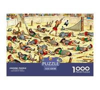 Espartaco Gladiador Puzzle De Madera Impermeable Puzzles De 1000 Piezas para Adultos Colorido Rompecabezas para Decoración del Hogar