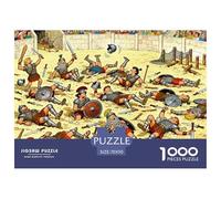 Espartaco Gladiador Puzzle De Madera Impermeable Puzzles De 1000 Piezas para Adultos Desafiante Y Estimulante Rompecabezas para Juegos Desafiantes