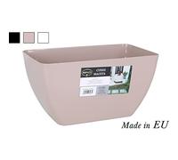 ESPASO 8541730 Cue Maceta Jardinera Rectangular, 30 X 17 X 16 Cm, Plastico, Multicolor, 16 x 17 x 30