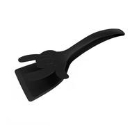 Espátula 2 en 1 con agarre y tapa para huevos para cocinar huevos, panqueques, pescado, tortilla francesa, herramienta de cocina para el hogar, cocina, herramienta de cocina 060967