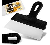 Espátula 200 mm Cuchillo de Pintor Llana de Superficie Rascador de Fachada Espátula Pintura Pladur Masilla de Albañil Herramienta de Yesero para Paredes
