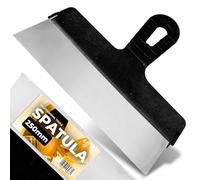 Espátula 250 mm Cuchillo de Pintor Llana de Superficie Rascador de Fachada Espátula Pintura Pladur Masilla de Albañil Herramienta de Yesero para Paredes