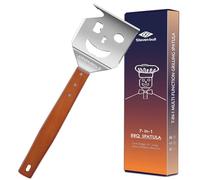 Espátula 7 en 1 para Barbacoa, 43 cm de Largo Accesorios Barbacoa, Utensilios Barbacoa Multifuncional, Regalos para Fumadores de Barbacoa para Hombres