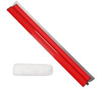 Espátula alisadora para tablero, cuchillo de desnatar de acero inoxidable de 39.4 pulgadas, hoja de relleno de yeso y grietas con mango antideslizante, rascador de acabado para paneles de yeso