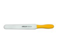 Arcos Espátula de Cocina Profesional - Hoja de Acero Inoxidable Nitrum 250 mm - Mango Polipropileno Amarillo - Serie 2900 - Durabilidad y Corte Preciso
