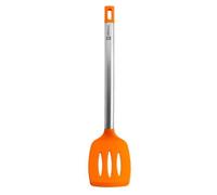 BRA Efficient Espátula de Cocina, Acero INOX, Nailon y Silicona, Naranja, 36.5 cm