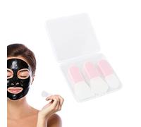 Espátula cosmética, 3 pinceles de máscara de barro facial flexibles | máscara facial para barro, arcilla, máscara mixta de carbón leña y loción corporal Jingan