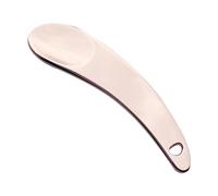 Espátula cosmética - Espátula compacta reutilizable para el cuidado de la piel con forma de cuchara de dientes | Cuchara de crema de aleación de zinc ecológica para loción, uso de crema de ojos