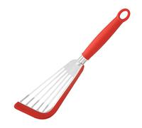 Espátula de acero inoxidable para freír pescado, espátula de silicona para freír, espátula de acero inoxidable, espátula de cocina para filetes, espátula para freír sartén 061267