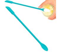 Espátula de cera - Cuchara y raspador espátula de silicona | Doble cara antideslizante Sello de cera Molde Herramienta Pan Espátula de maquillaje Herramienta de cuidado de la piel Rascador d