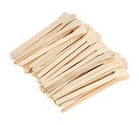 Espátula de Cera Desechable, Espátula de Cera de Madera, Depresor de Lengua, Mascarilla Facial Desechable, Aplicador de Crema para Depilación, 100 Piezas