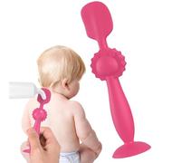 Espátula de crema de pañales, espátula de pañales - Aplicador de silicona de pegar trasero con taza de succión - Loción de cuidado de bebés flexible Spátula Soft para familias, amigos, amantes