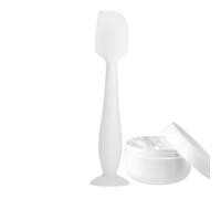 Espátula de crema para pañales de bebé, espátula de glúteos para bebés, aplicador de crema de pañales de silicona con base de succión, cosas para recién nacidos | Necesidades del bebé