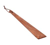 Espátula de madera maciza, espátula de madera plana con mango largo, utensilios de pinball resistentes a los arañazos, ayudante de cocina para raspar, girar huevos de pescado, tortitas, lo que le
