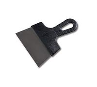 Espátula de pintor, espátula de superficie de fachada, espátula de yeso, espátula de construcción, espátula trapezoidal, espátula de acero, pala de acero