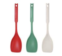 Espátula de silicona con marcas de medición Herramienta de cocina 2 en 1 para utensilios de cocina antiadherentes ergonómico y resistente calor Espátula de silicona con medidas