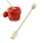 Espátula de silicona - Cuchara raspadora de doble extremo | Mini espátula flexible - Bastón de cocina de 26 cm ligero de silicona alimentaria para cremas y salsas, ideal para uso diario