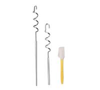 Espátula de silicona de mango largo, multifunción, salsa Stirring Tool for Home, Cafes, and Restaurants, Handheld Nut Butter Stirrer for Easy Mixing Nut Butter Stirrer with Silicone Jar Spatula