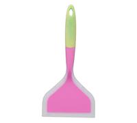 Espátula de silicona ,espátula de cocción antiadherente de moldeado integral para o cocinar y voltear panqueques Tamagoyaki para carne de res ,tortilla japonesa(Purple shovel head)